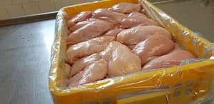 Frozen heavy hen breast filet with Inner