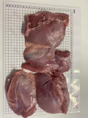 Turkey Tigh meat skinless and boneless, frozen