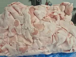Frozen pork cutting fat