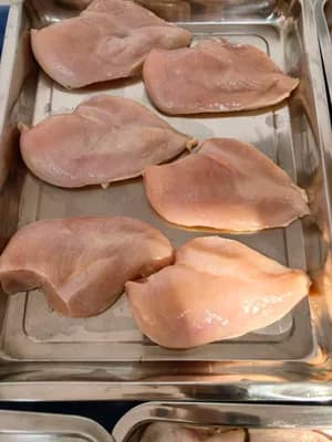 Frozen chicken breast boneless skinless, fine trim or fully trimmed available