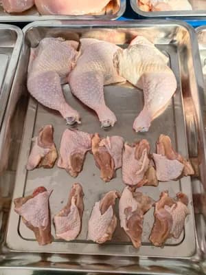 Frozen chicken whole leg, bone-in skin-on
