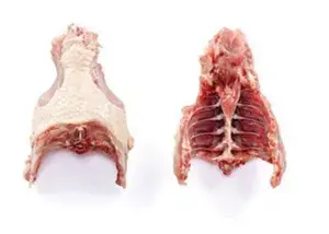 Frozen chicken upper backs