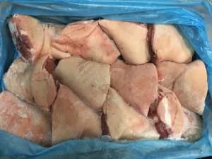 Frozen pork Hind shank skin on bone in price 1,65 eur exw