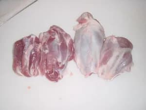Pork shank meat