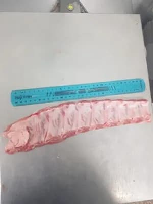 Frozen Pork loin ribs, carton 10kg