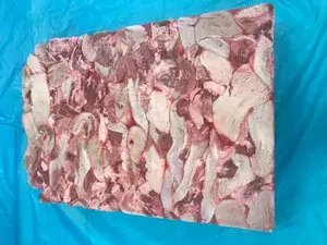 Frozen pork tongues swiss cut