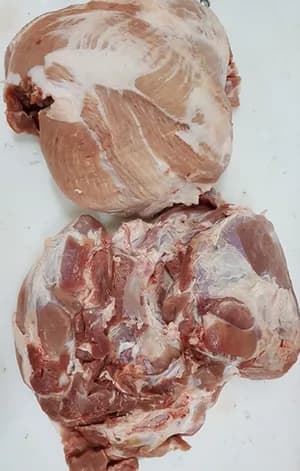 Fresh pork leg 4D